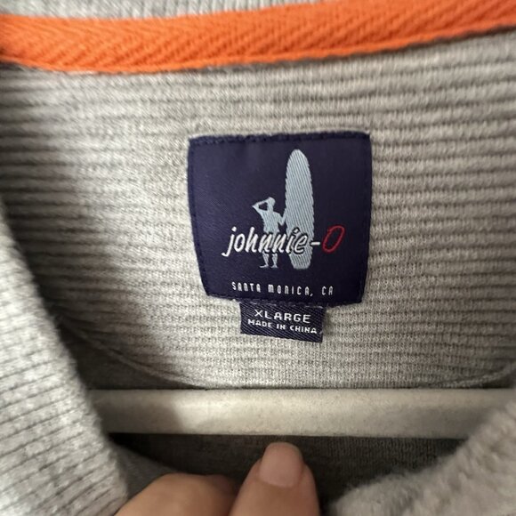 Johnnie O Decker Baseball Jacket Sweater Men’s XL *tiny CC Logo* - Picture 2 of 6